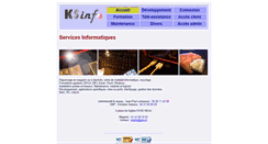 Desktop Screenshot of ksinfo.fr