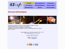 Tablet Screenshot of ksinfo.fr